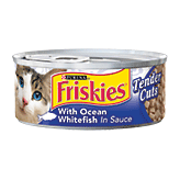 Friskies Wet&nbsp;Cat Food&nbsp;Tender Cuts w/Ocean Whitefish In Sauce Full-Size Picture